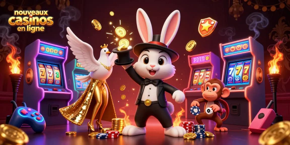 Jouez à des jeux passionnants sur les nouveaux casinos en ligne avec des options ludiques comme le jackpot et des machines à sous.