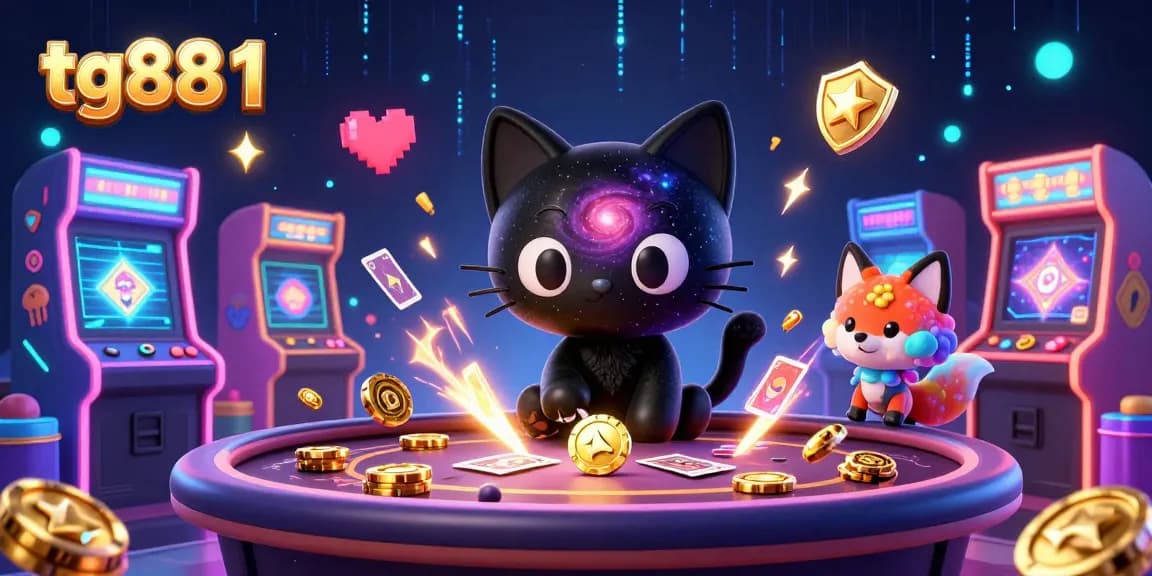 Engage in thrilling games at tg88 1, featuring dynamic casino elements and 3D characters.