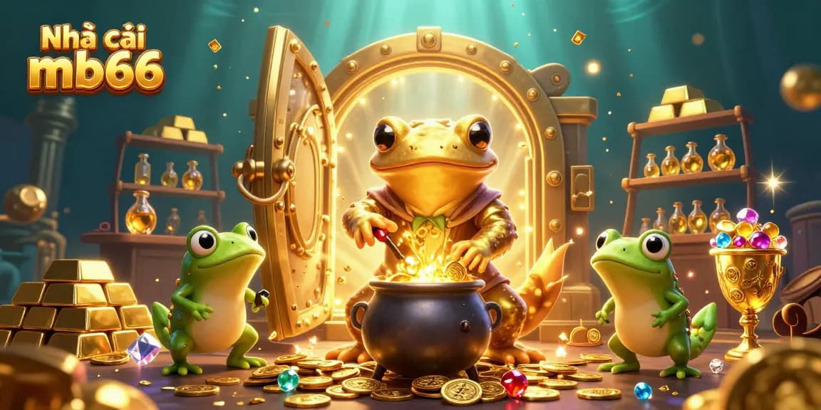 Engage with the vibrant world of Nhà cái mb66 as magic transforms metals into golden coins among dazzling treasures.