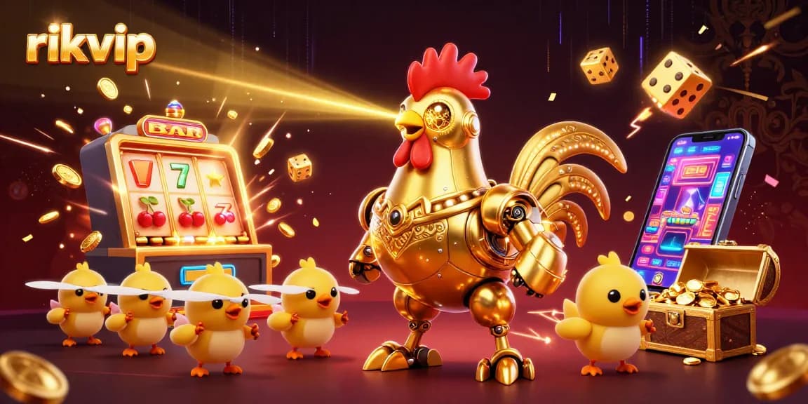 Engage in thrilling gameplay at rikvip with captivating slot machines and vibrant casino atmosphere.