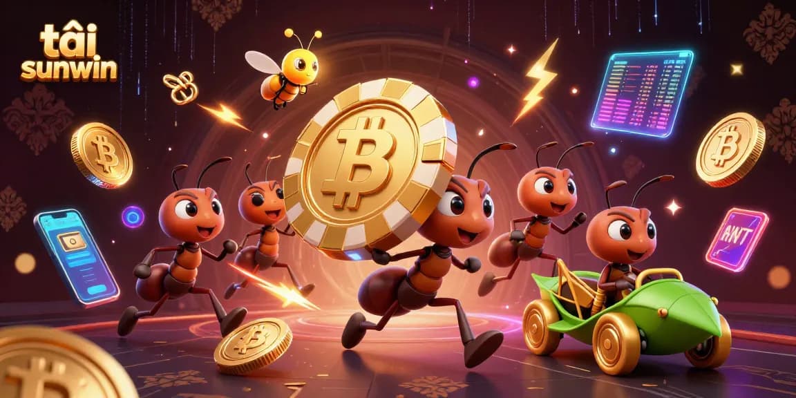 Experience the excitement with tải sunwin in a vibrant casino heist scene featuring dynamic characters and crypto elements.