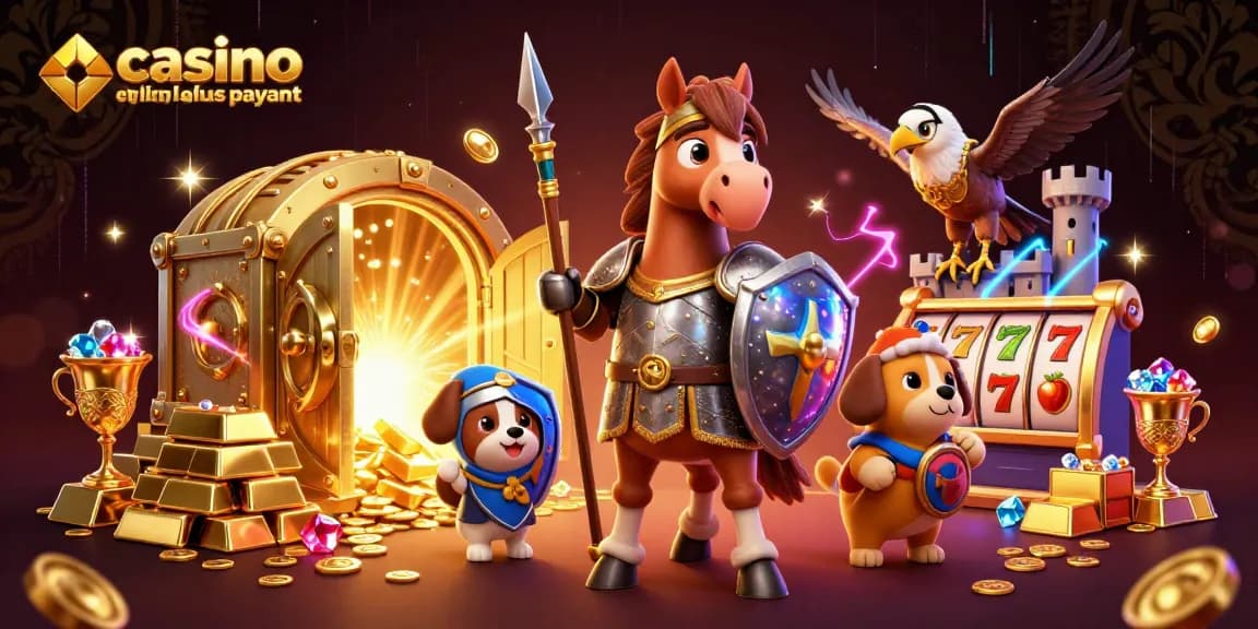 Décrocher des gains dans un casino en ligne le plus payant avec un roi médiéval et un chiot noble.