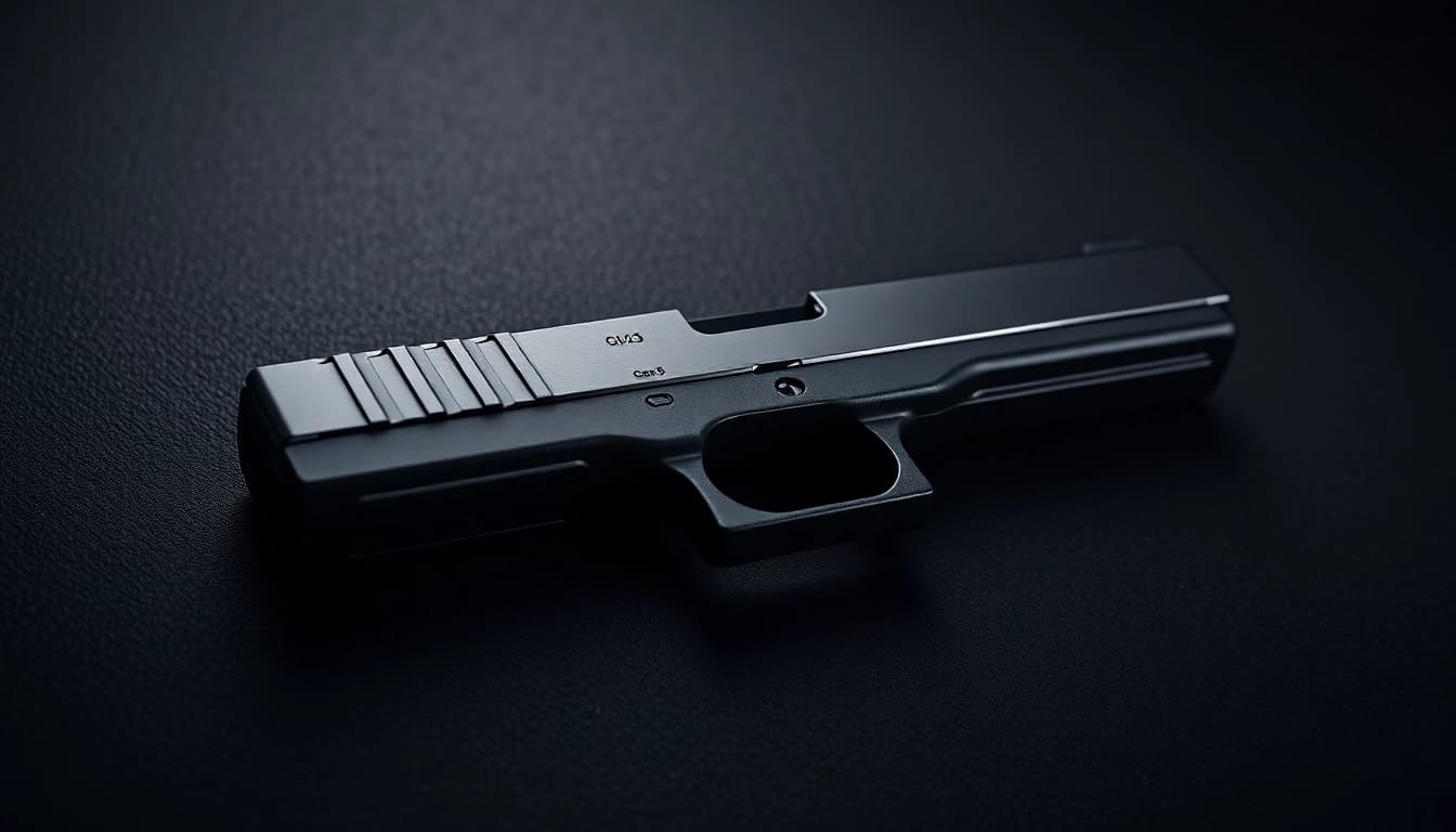 Highlighting the intricate details of a glock 26 gen 5 slide with expert craftsmanship.