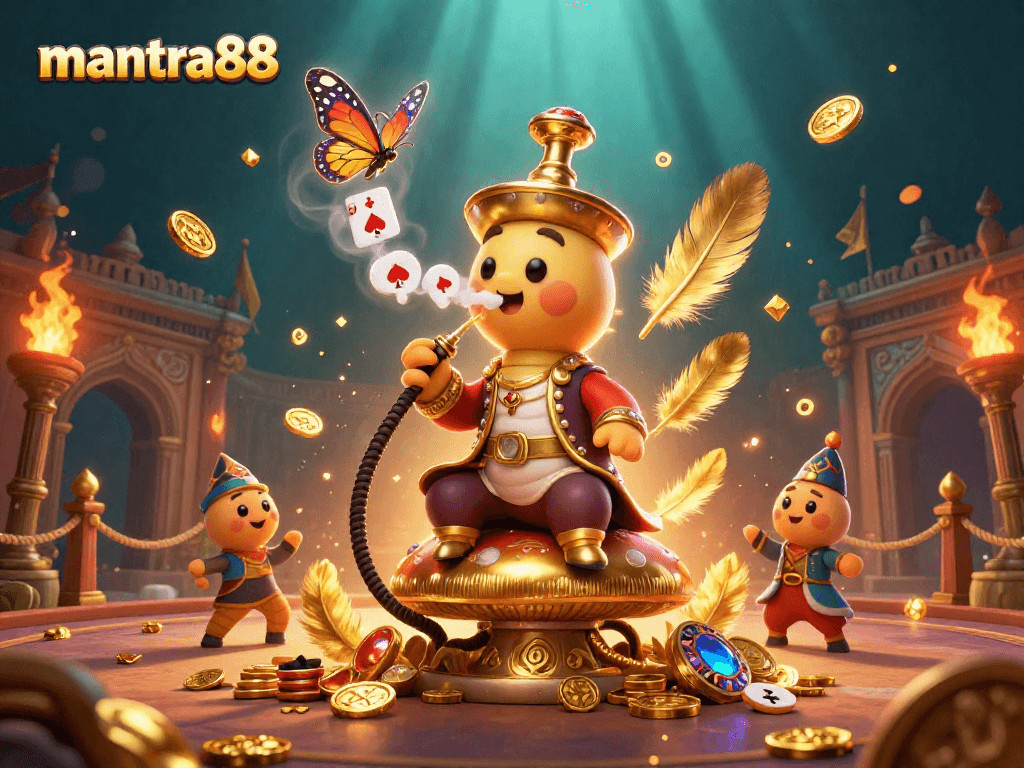 Experience thrilling gameplay on mantra88, featuring immersive casino elements and vibrant characters.