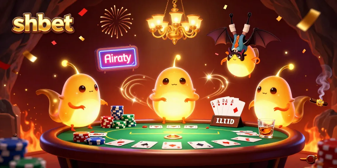 Experience the vibrant action of shbet with glowworms lighting up a cave casino atmosphere