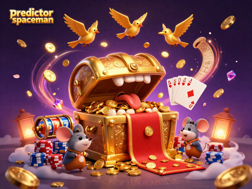 Spin lucky reels in the predictor spaceman's golden treasure chest casino adventure!