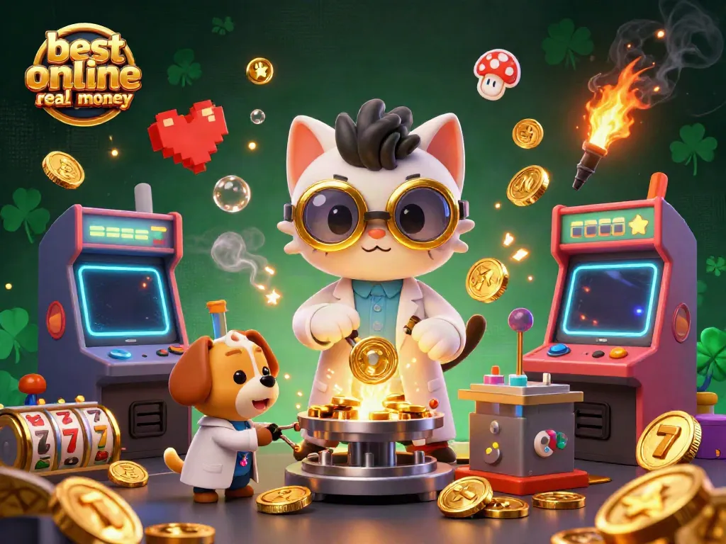 Engage at the best online casino real money with dynamic characters and a gold-coin-replication scene.