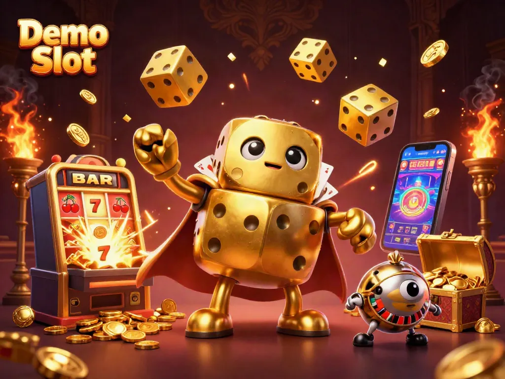 Experience thrilling gameplay with Demo Slot featuring dynamic casino characters and vibrant game elements.