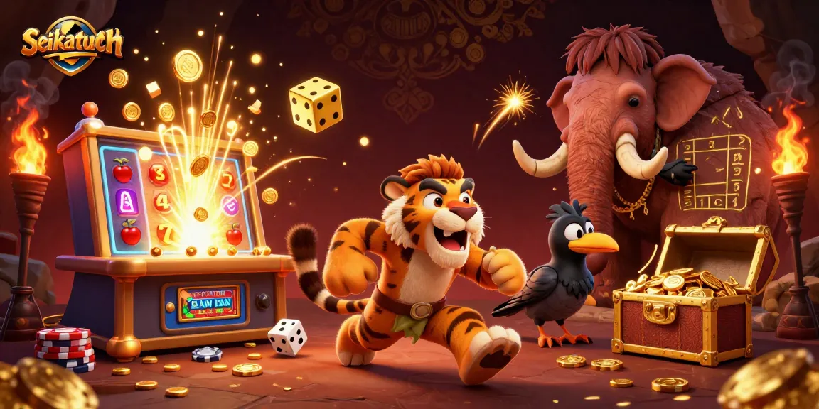 Seikatuch showcases a unique casino experience with vibrant 3D characters and gaming elements.