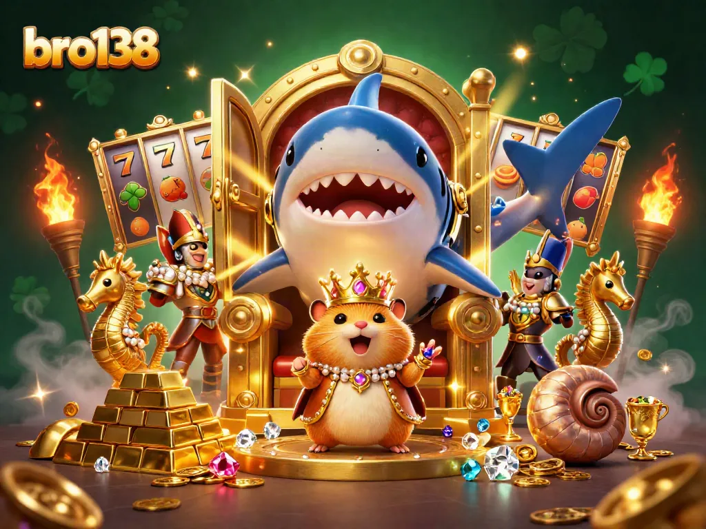 Spin the reels at bro138 to discover treasures with the fearless hamster king's golden adventure!