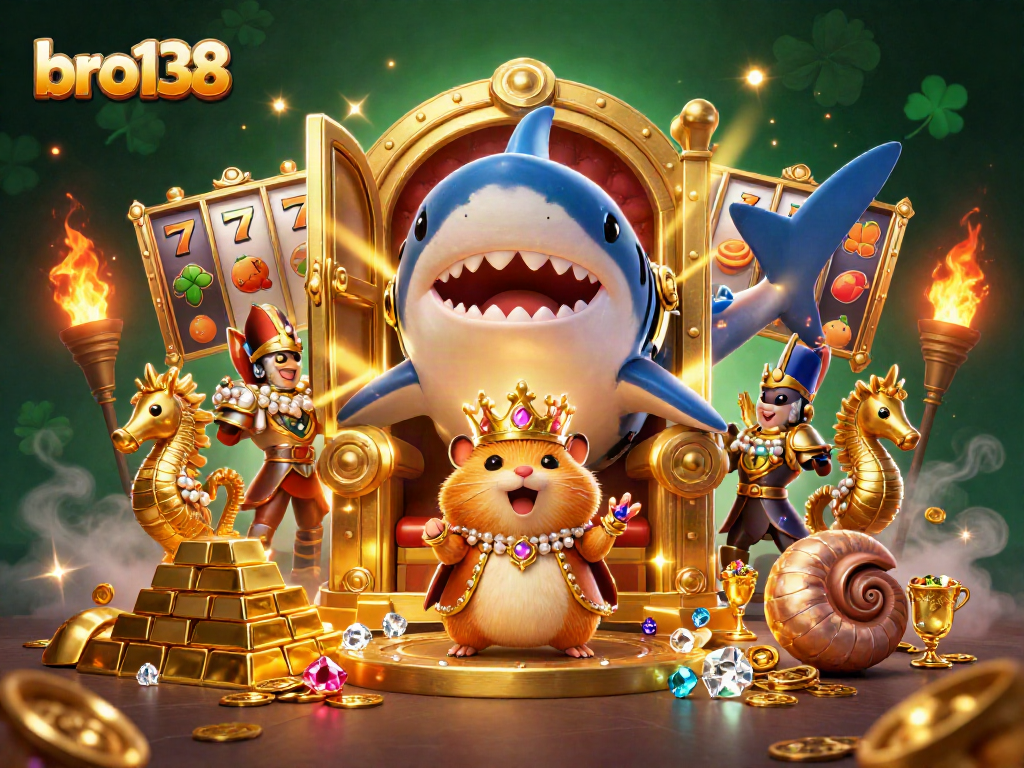 Spin the reels at bro138 to discover treasures with the fearless hamster king's golden adventure!