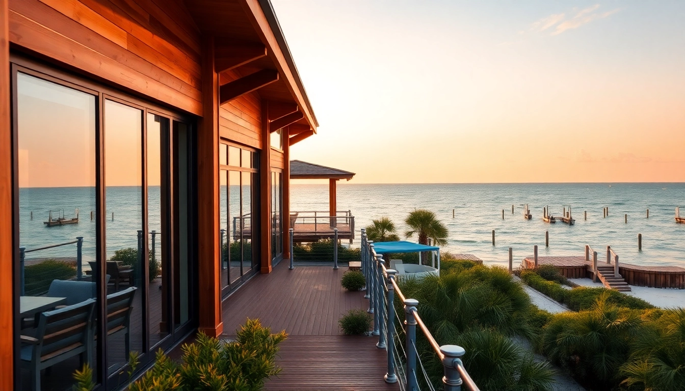 Stunning waterfront homes for sale Pensacola FL with modern design by the Gulf of Mexico.