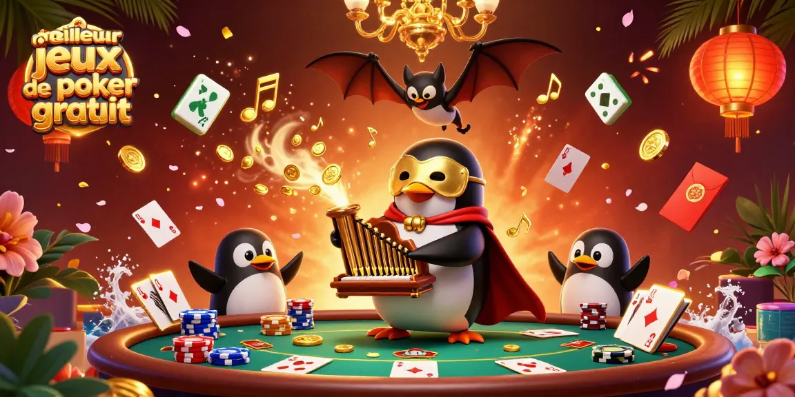 Jouer sur le meilleur jeux de poker gratuit avec des pièces d’or et des cartes brillantes pour une expérience exaltante.