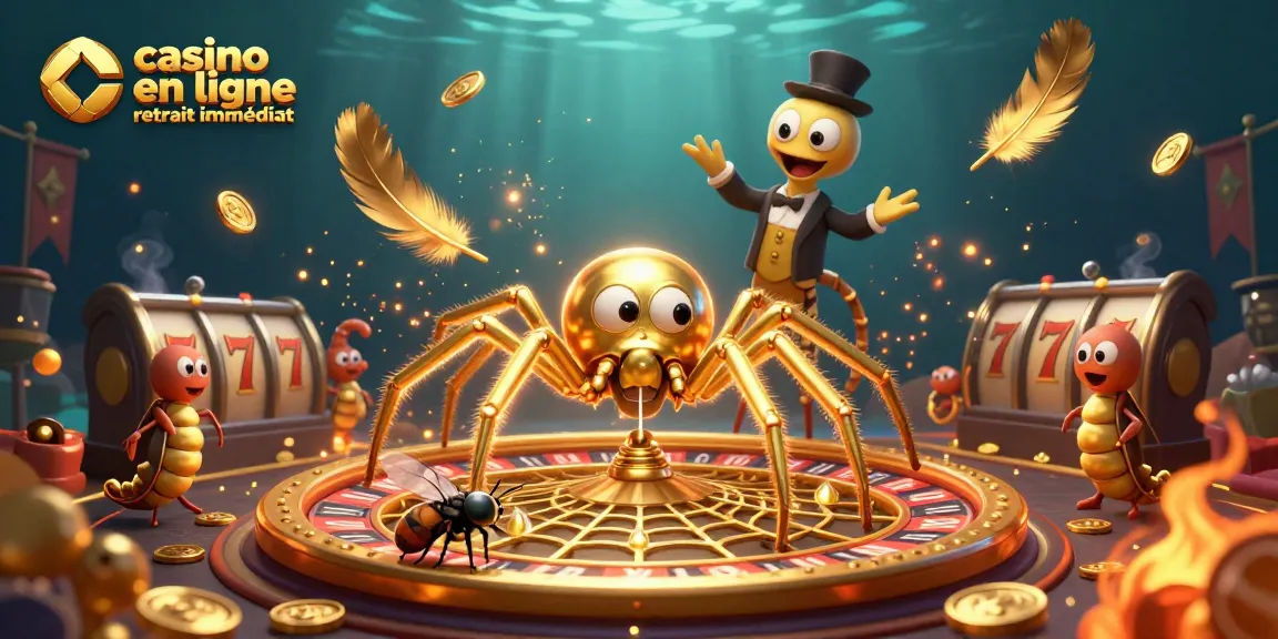 Jouer au casino en ligne avec retrait immédiat dans une scène captivante de roulette et de paris.