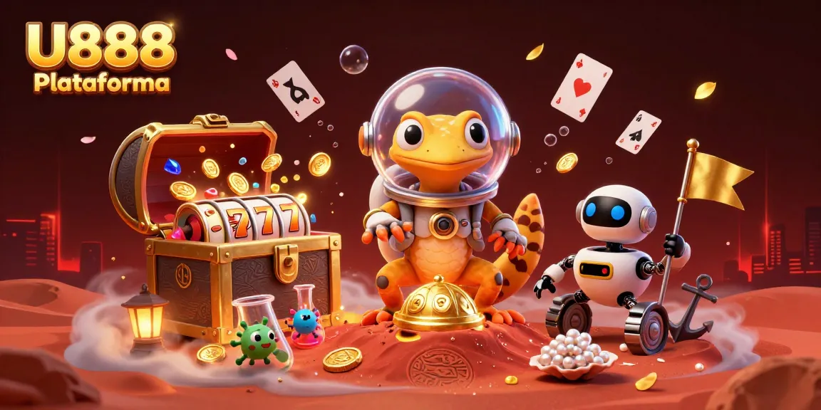 Spin the reels with U888 Plataforma at a vibrant Martian casino adventure.