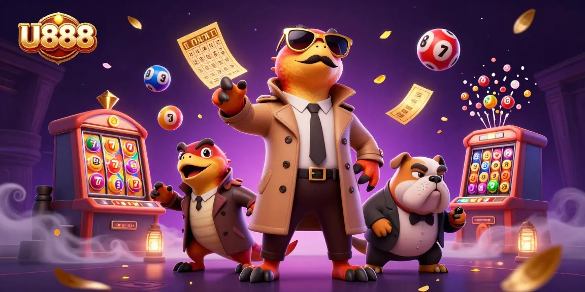 Experience the excitement of U888 casino with playful raptors trying to enter a VIP lounge.