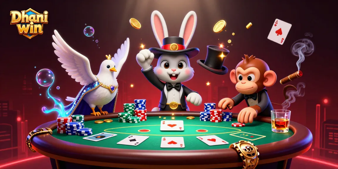 Engage with Dhani win and explore magical winnings with exciting card games and dynamic characters.