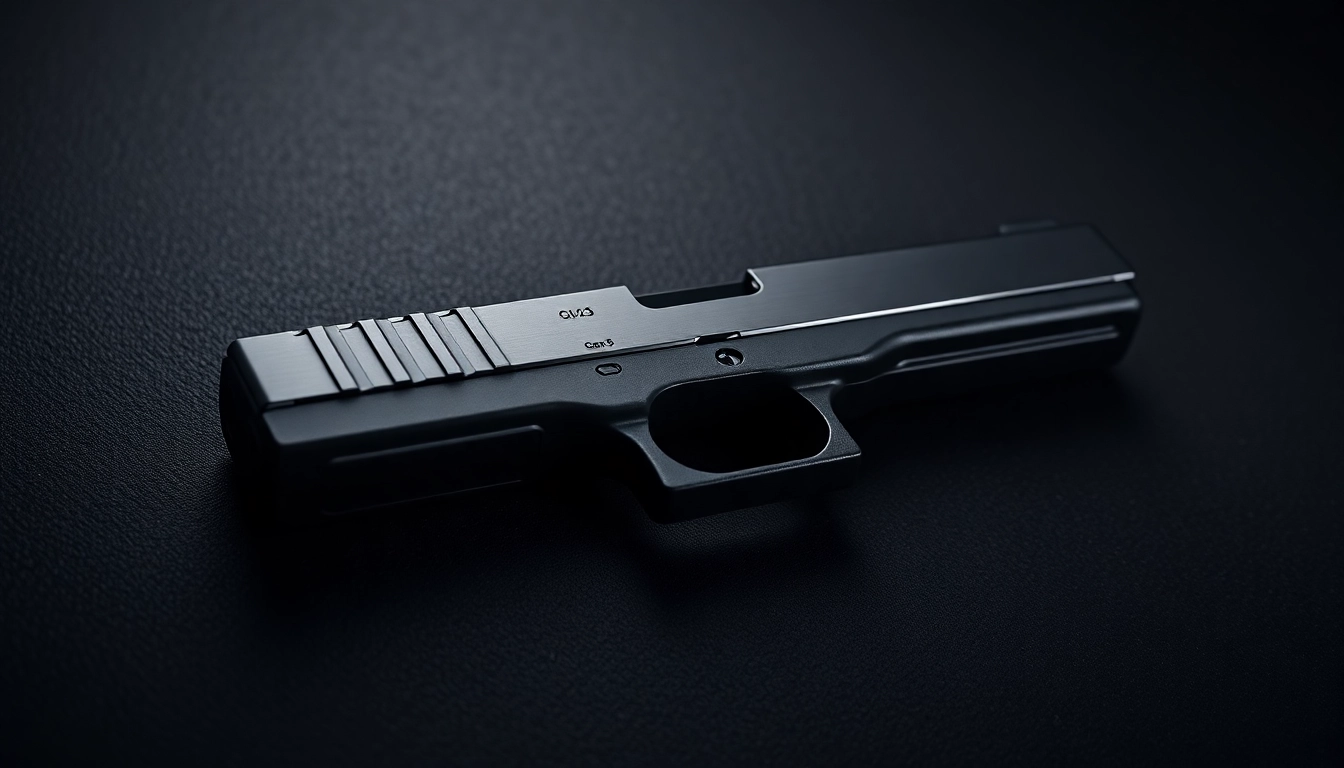 Highlighting the intricate details of a glock 26 gen 5 slide with expert craftsmanship.