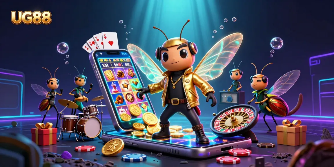 Experience thrilling wins at UG88 with dynamic games, vibrant colors, and energetic characters.