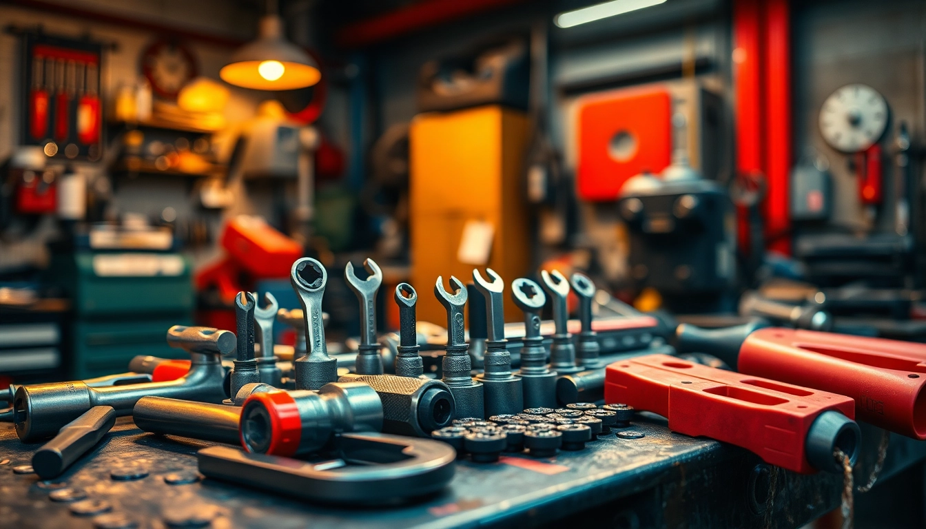 Utilizing chiavi a bussola usag tools for precision work on automotive components.