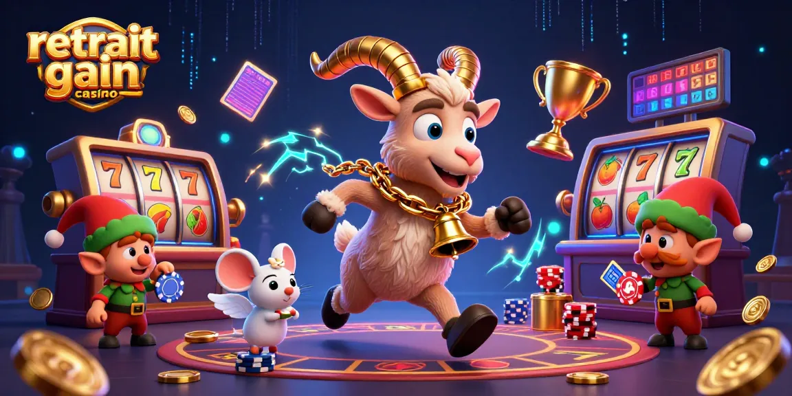 Casino avec retrait gain instantané, Krampus en train d'organiser des jeux de hasard
