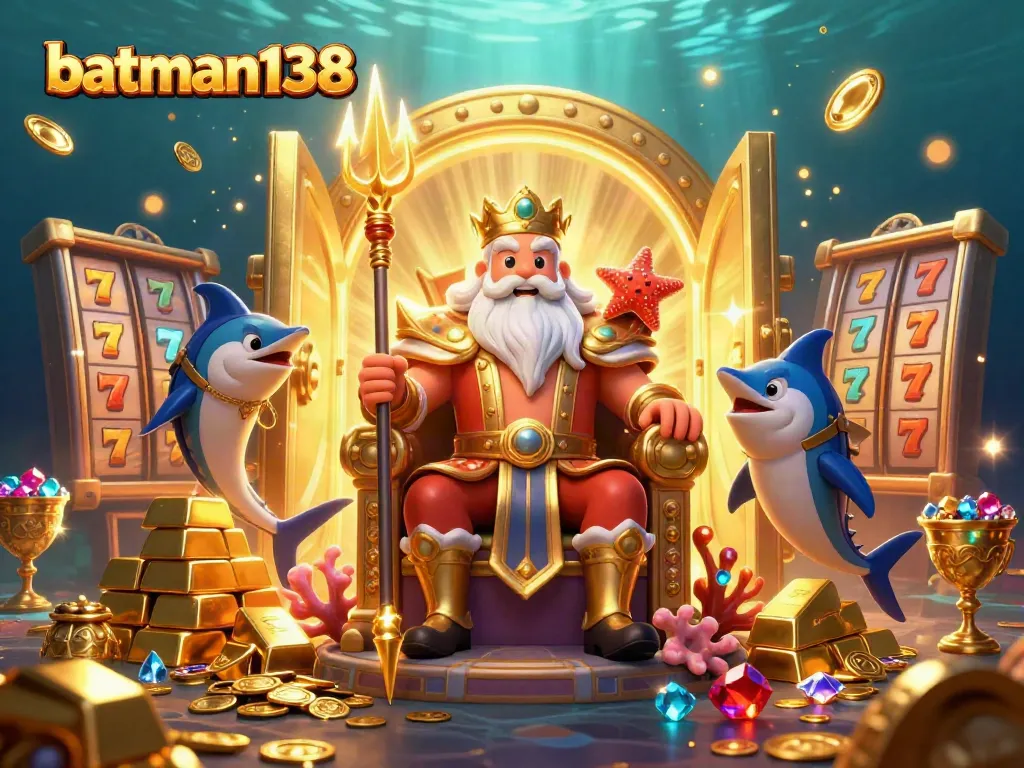 Engage in thrilling excitement at batman138, featuring Neptune and tropically-inspired casino elements.