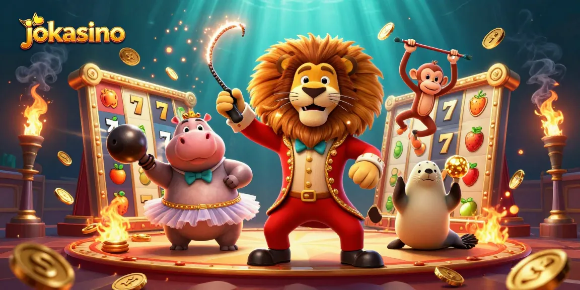 Experience vibrant gameplay and thrilling wins at jokacasino with dynamic slot reels and lively characters.