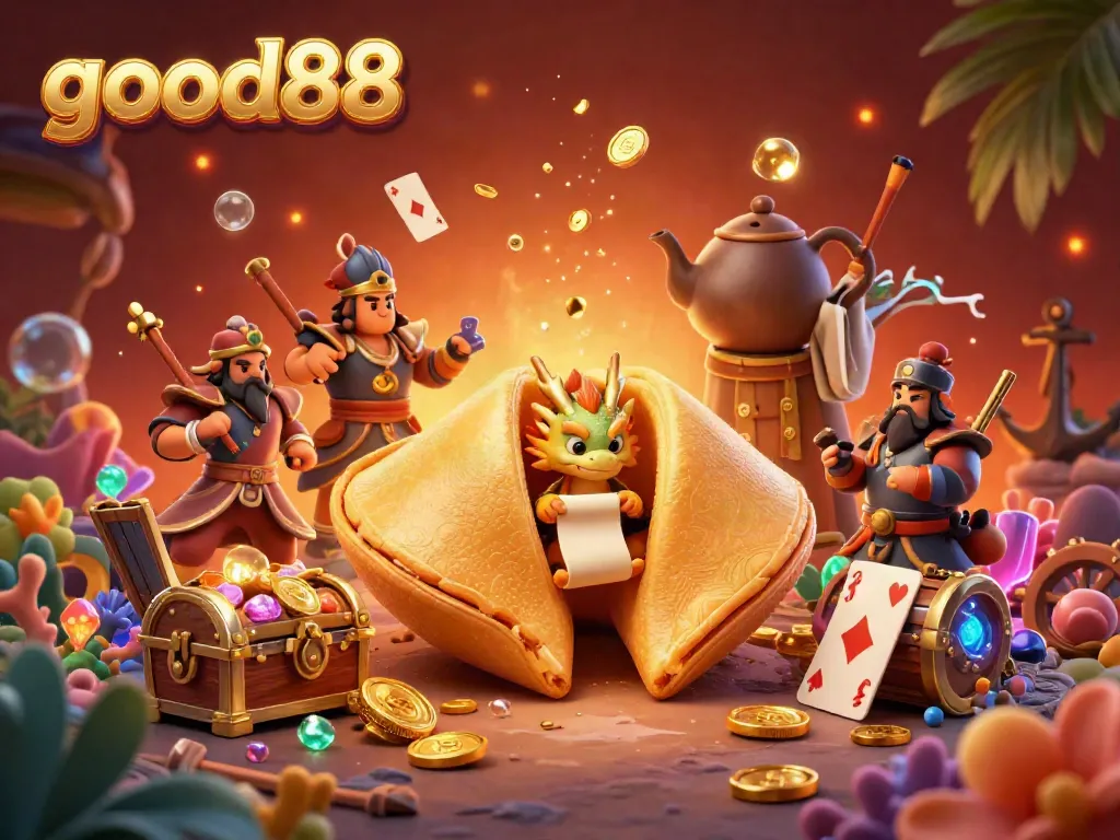 Experience the excitement of good88 with golden fortune themes and dynamic casino elements in 3D.